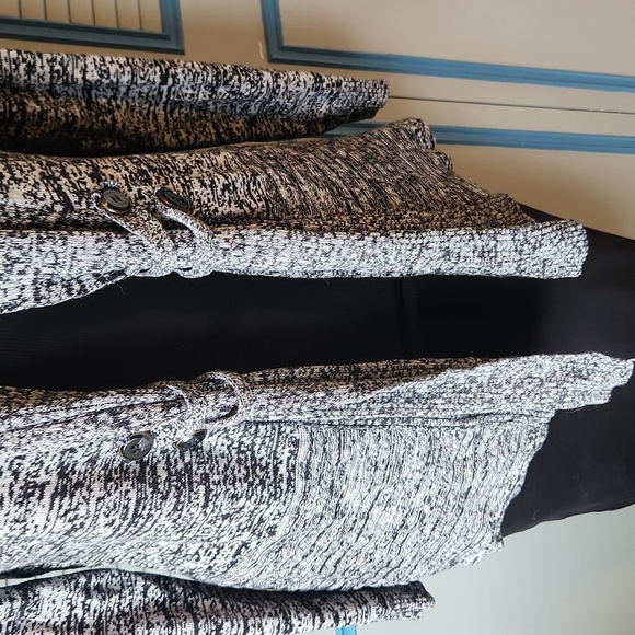 Apt 9 Dark Grey Open Sweater - Picture 4 of 12